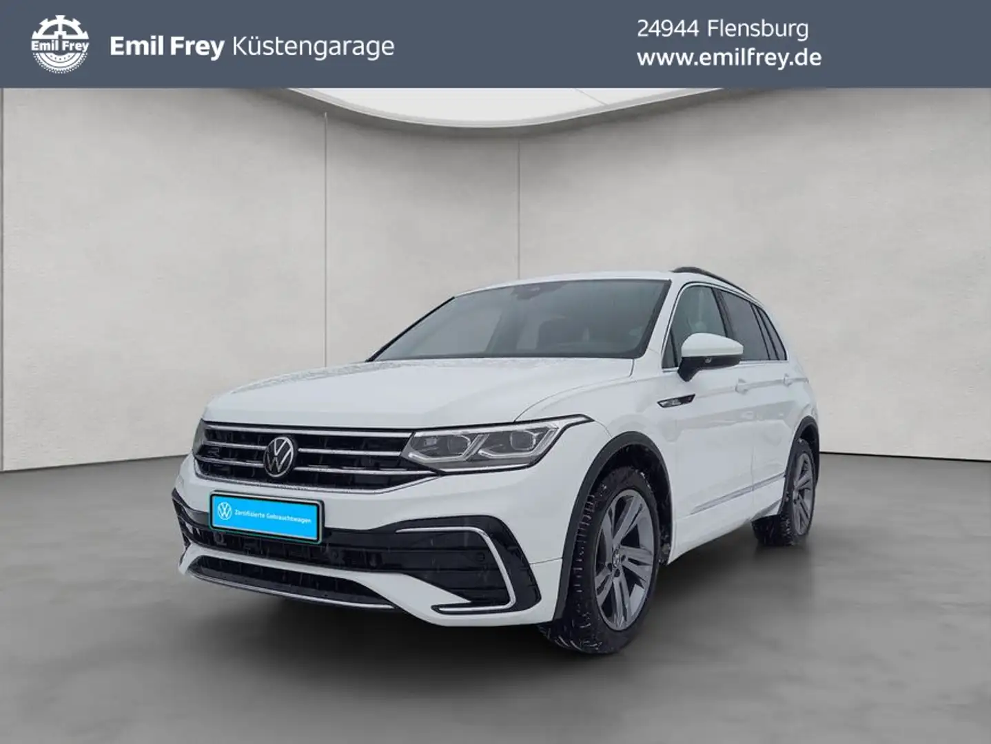 Volkswagen Tiguan 2.0 TDI R-Line DSG AHK/ Matrix/ Navi Blanc - 1