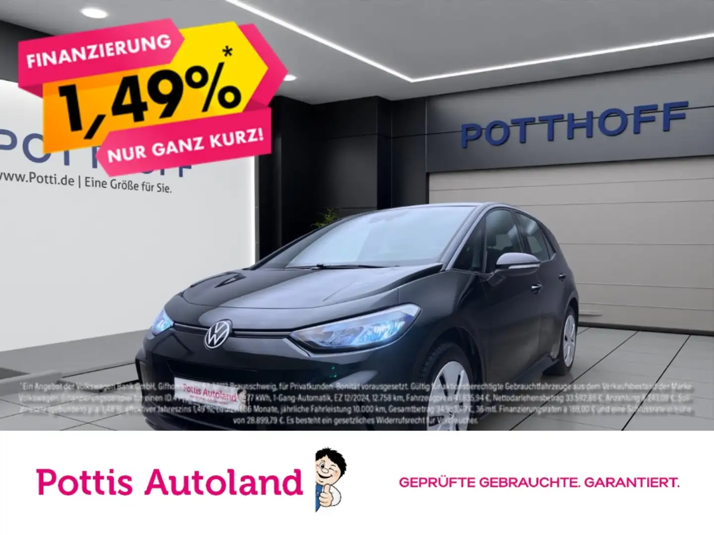 Volkswagen ID.3 PRO NAVI KAMERA KLIMA SHZG Schwarz - 1