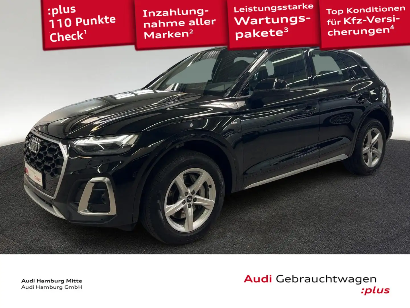 Audi Q5 50 TDI S line quattro tiptronic Matrix B&O He Schwarz - 1