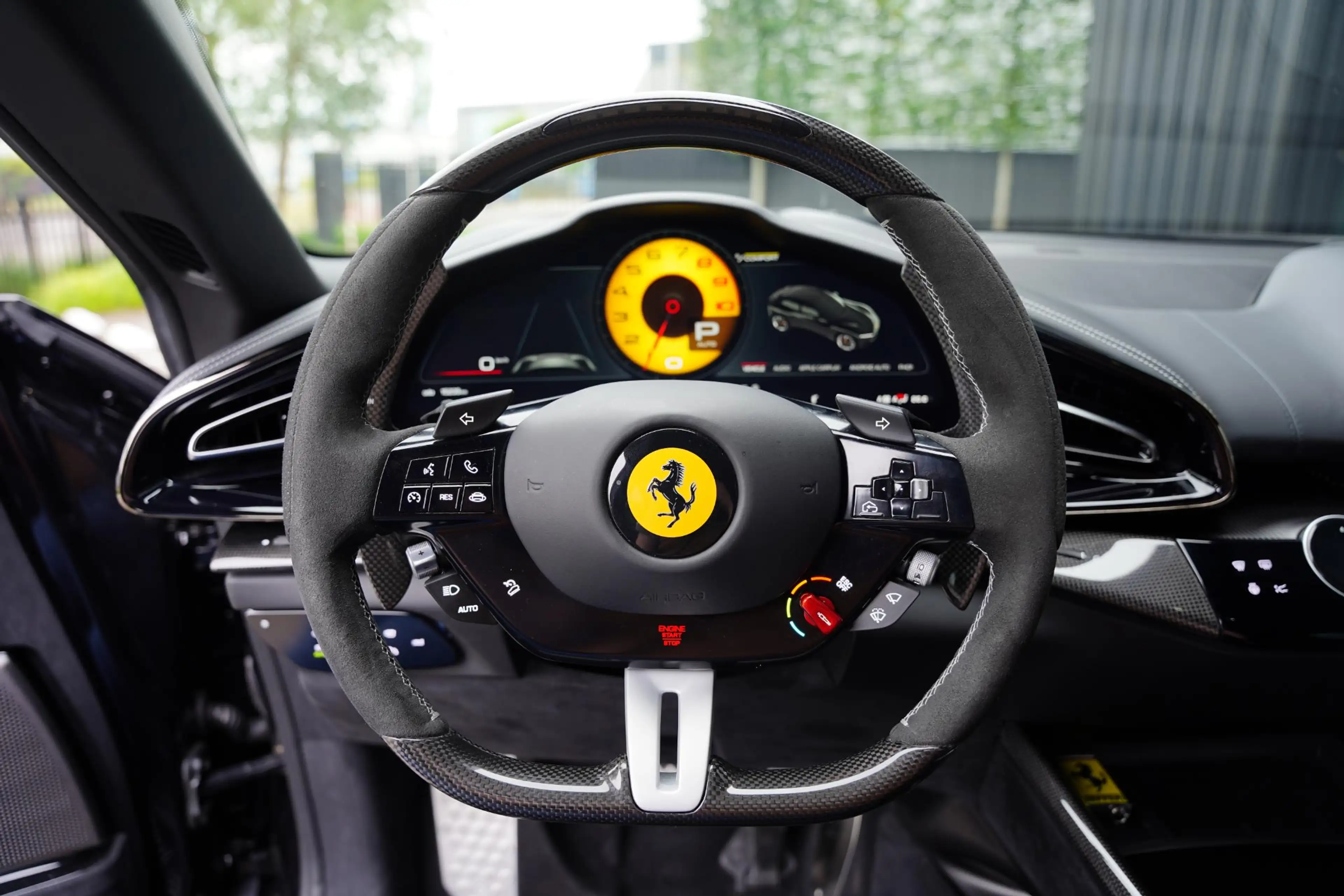 Ferrari Purosangue 6.5 V12 / Retrofit Steering Wheel / Full Carbon / — photo 8
