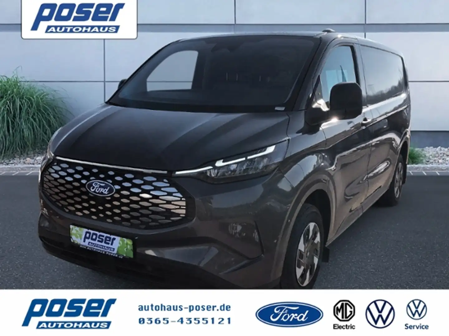 Ford Transit Custom Trend 64 kwh Elektromotor LED NAVI Grigio - 1