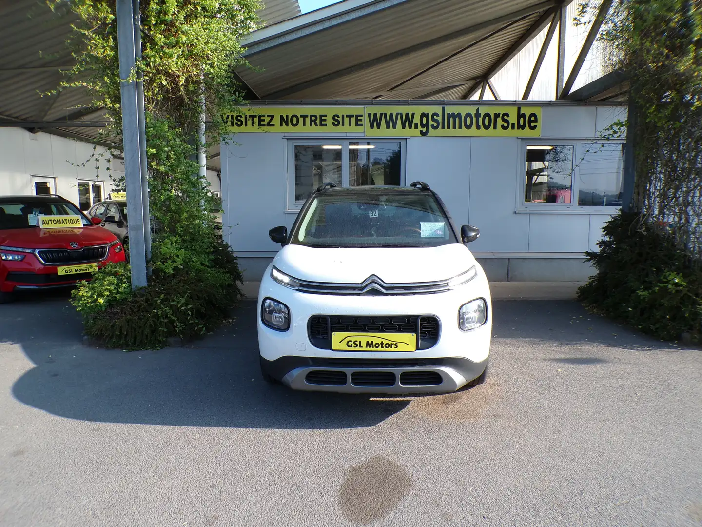 Citroen C3 Aircross 1.2 110cv blanc 06/18 Airco GPS Capteur Cruise USB Wit - 2