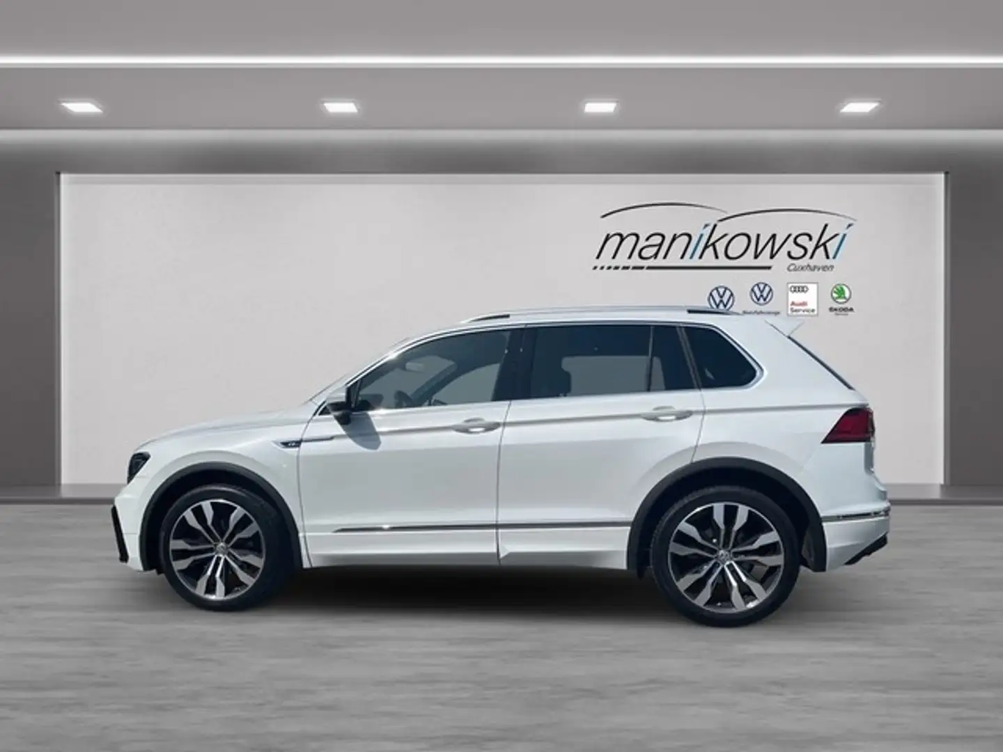 Volkswagen Tiguan 2.0TDI DSG *R-Line/ Highline*AHK+20Zoll+PanoD+ACC+ Blanc - 2