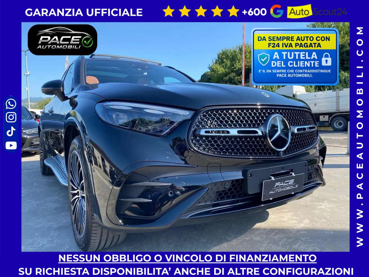 Mercedes-Benz GLC 300 D PREMIUM AMG NIGHT PACK TETTO PELLE 20"KAMERA PDC