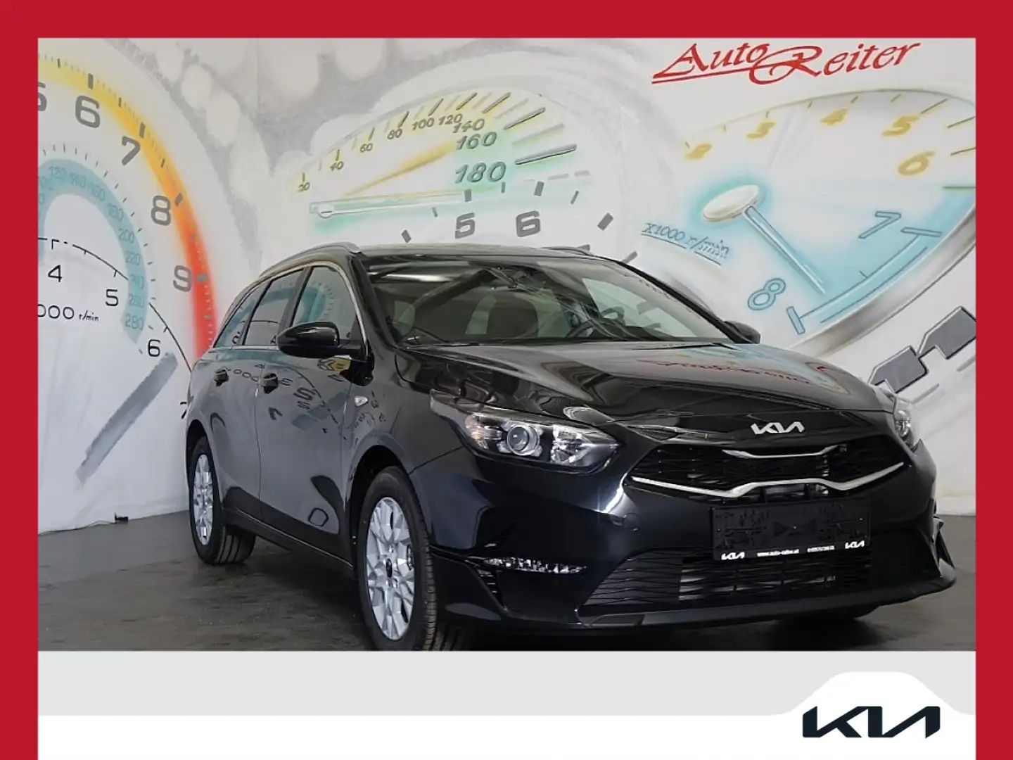 Kia Ceed SW / cee'd SW ceed SW 1,0 T-GDI GPF ISG Silber *NAVI, TEMPOMA... Schwarz - 1