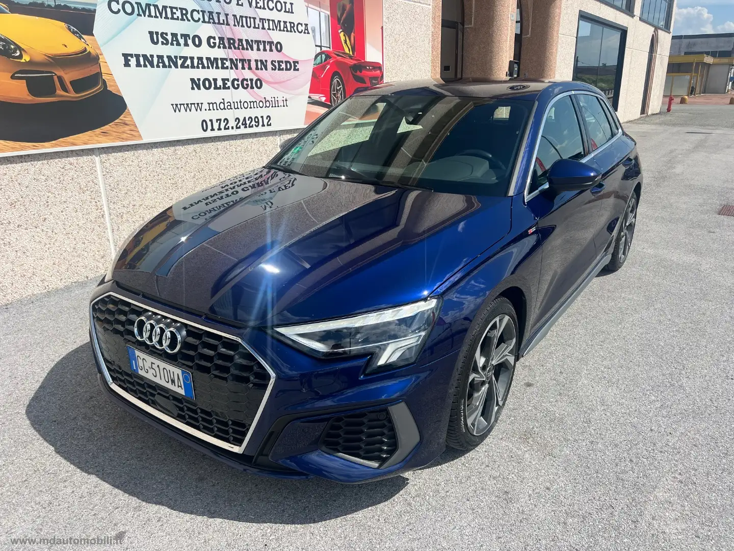 Audi A3 SPB 30 TDI S tronic S line edition IVA ESPOSTA Blu/Azzurro - 1