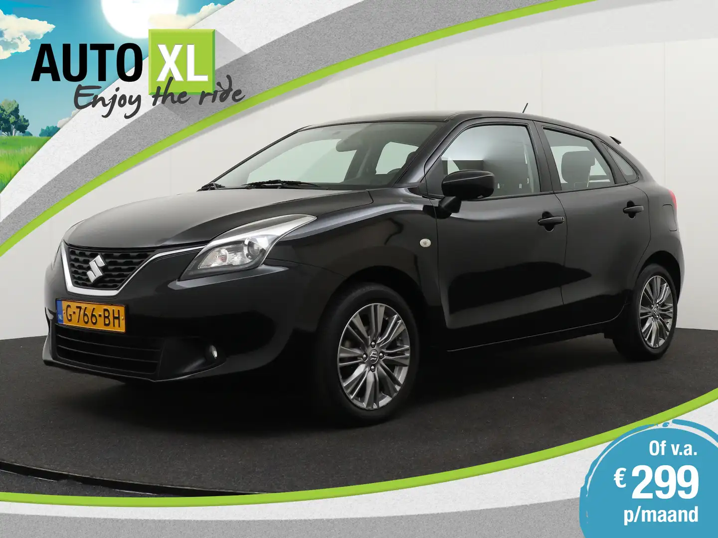 Suzuki Baleno 1.2 90 PK Aut. Exclusive Navi Stoelverwarming Xeno Schwarz - 1