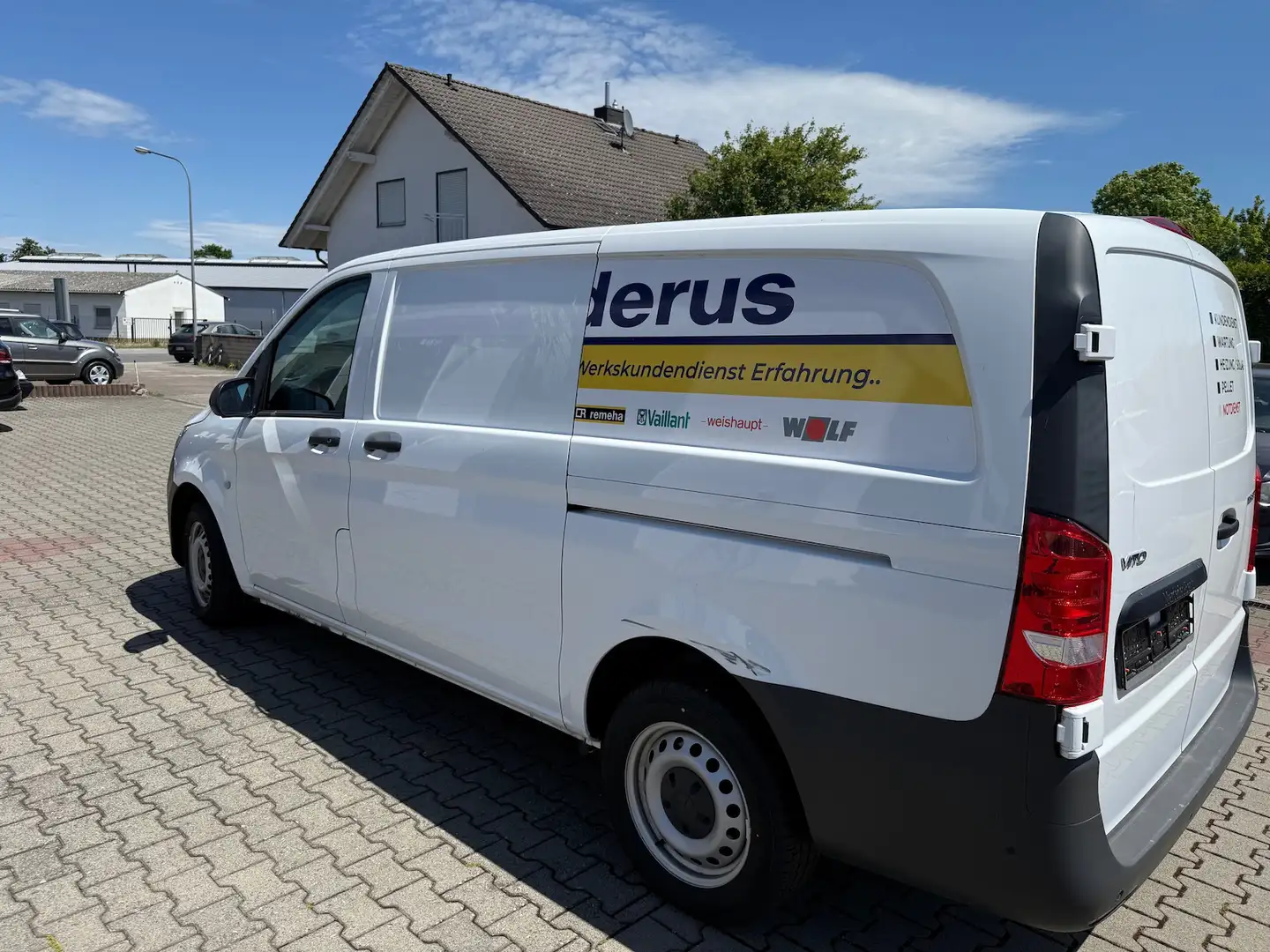 Mercedes-Benz Vito 116 CDI RWD lang Klima, 2x Schiebetür, Hecktür zwe Weiß - 2