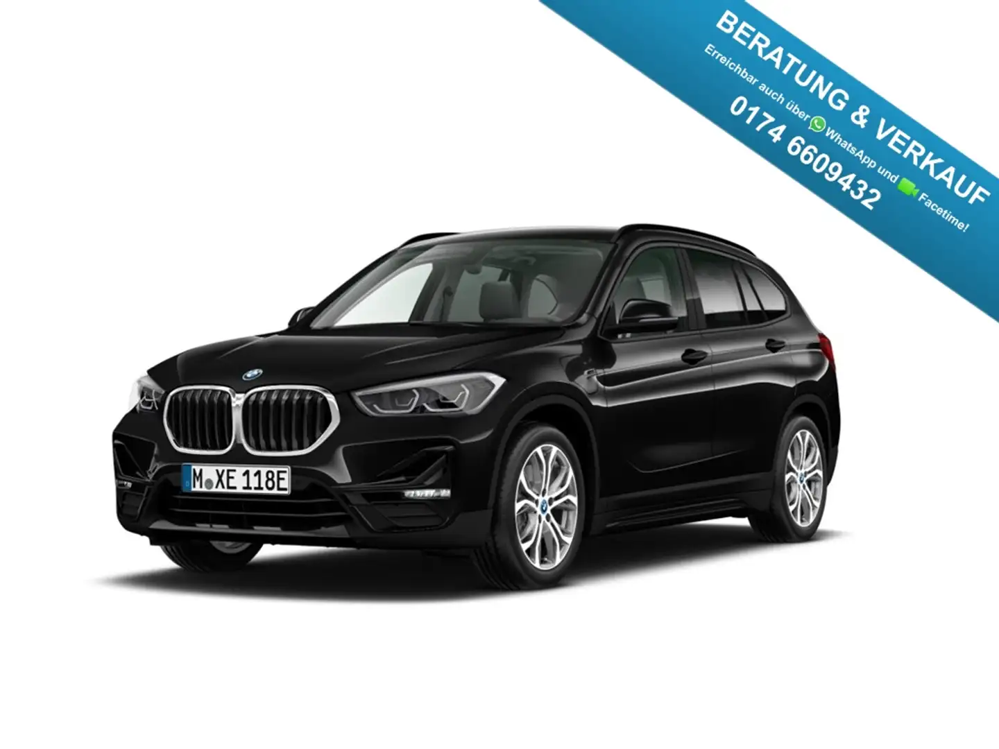 BMW X1 XDRIVE25E A Navi Soundsystem LED El. Heckklappe Me Schwarz - 1