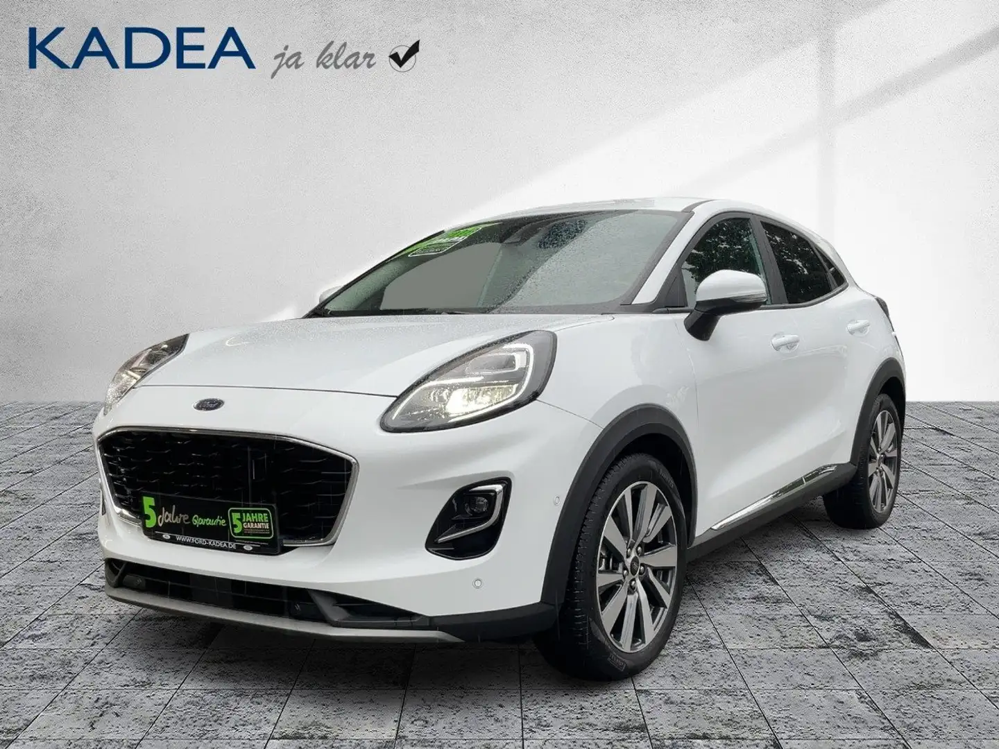 Ford Puma 1.0 EcoBoost Titanium X ACC+LED+KAMERA+NAVI Weiß - 2