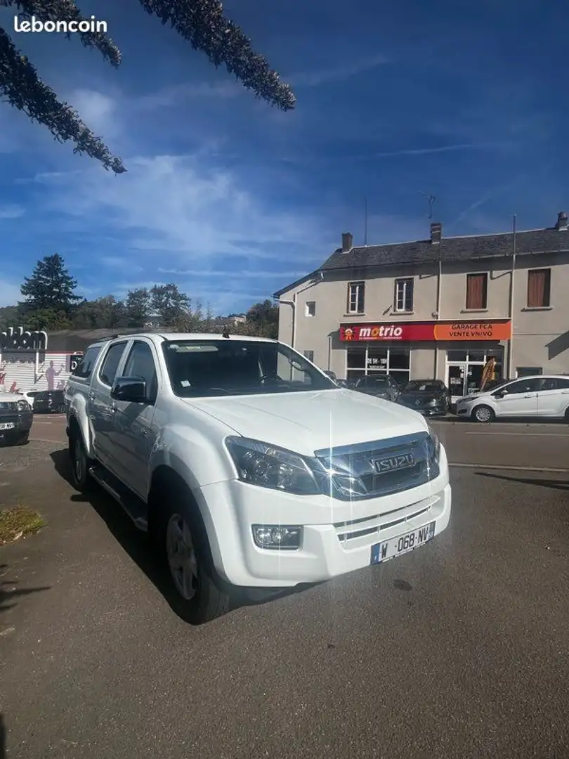 Isuzu D-Max D MAX 2.5 LXS 163 cv Boite auto -cuir Blanc - 1