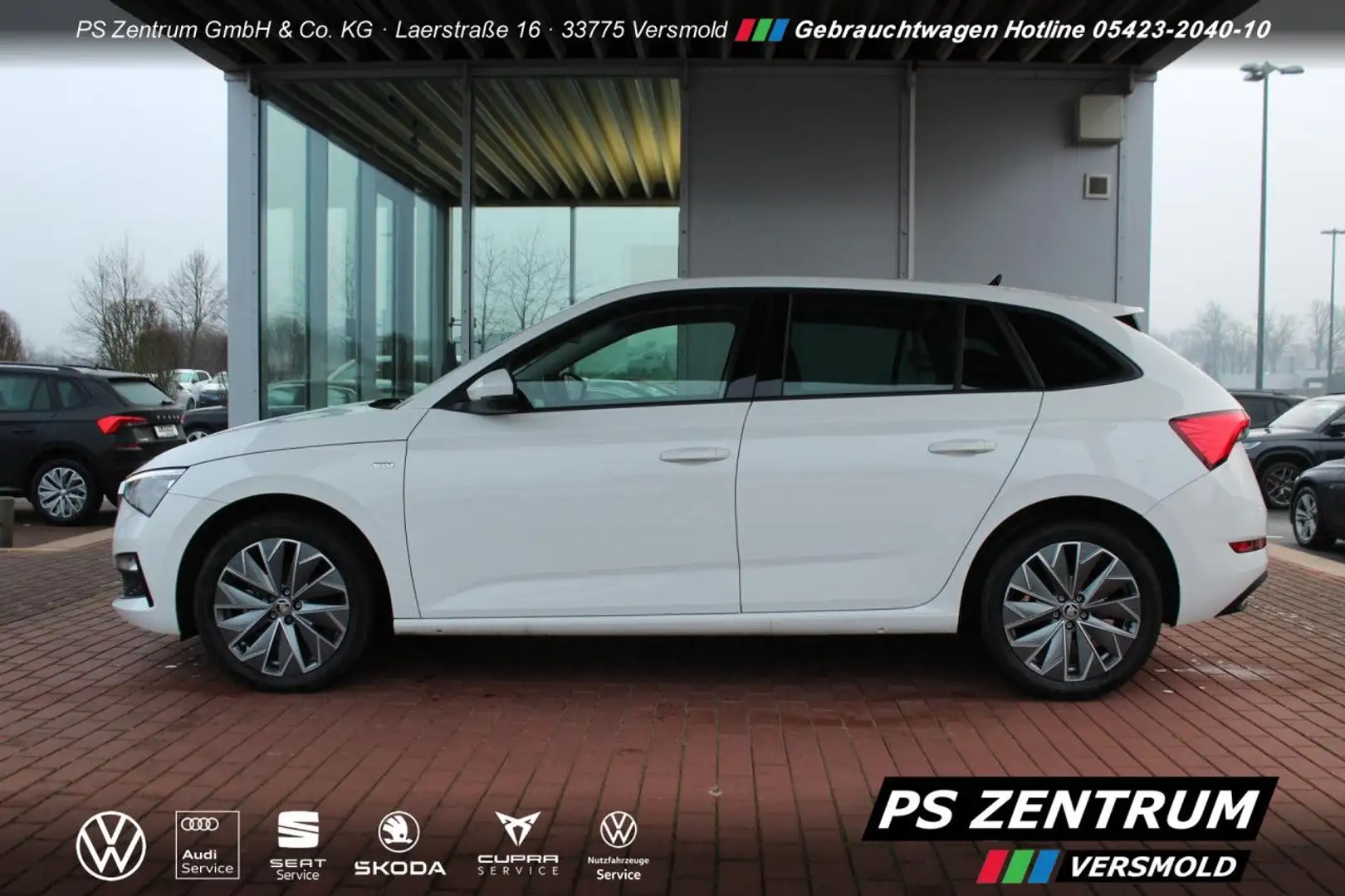 Skoda Scala 1.0 TSI Tour ACC LED CAM Bluetooth Navi Weiß - 2