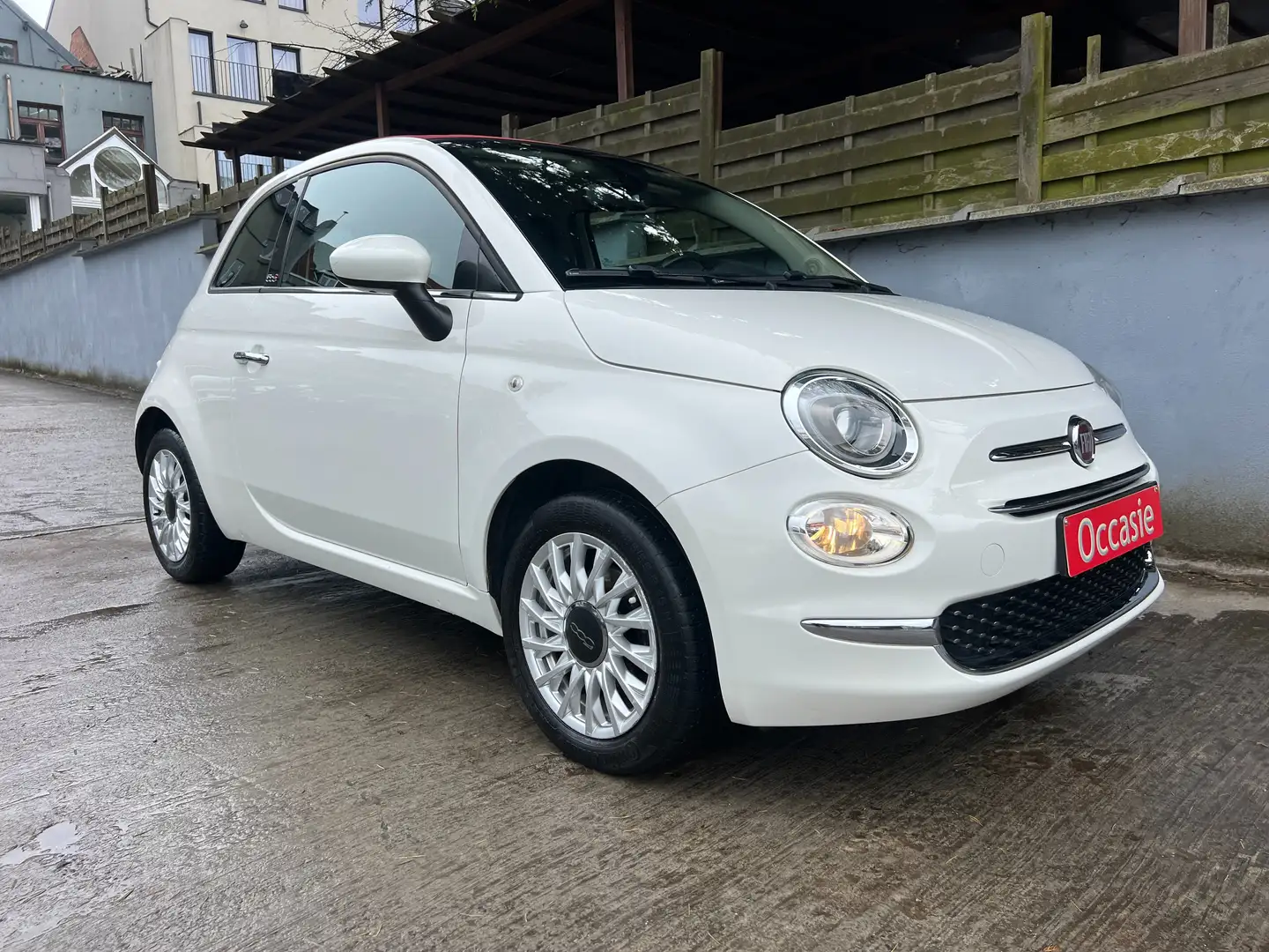 Fiat 500C Cabriolet 1.2i Lounge (33378km carnet) Blanco - 1