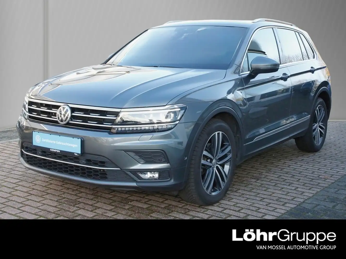 Volkswagen Tiguan 2.0 TDI DSG Highline 19" PANO AHK NAVI KAMERA Grau - 1