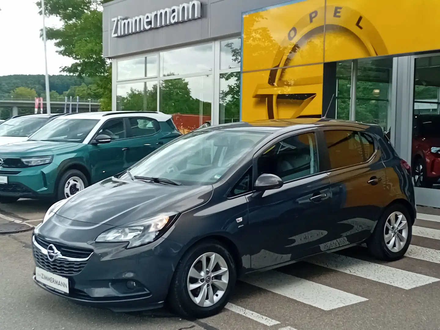 Opel Corsa E Edition SHZ PDC Klima Grau - 1