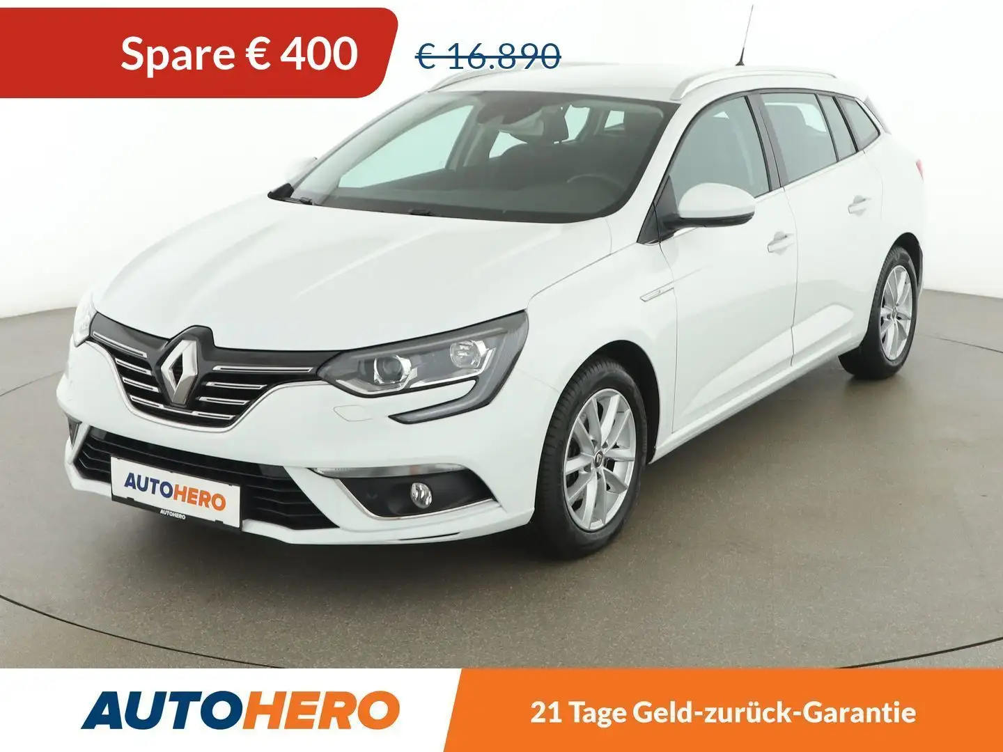Renault Megane 1.3 TCe Intens *NAVI*CAM*AHK*SPUR*SHZ*TEMPO*PDC* Weiß - 1