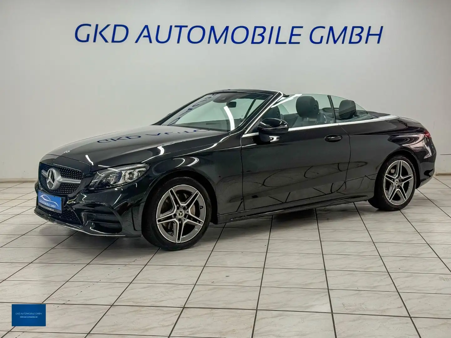 Mercedes-Benz C 200 Cabrio AMG Line*Burmester*LED*Kamera*AHK* Noir - 1