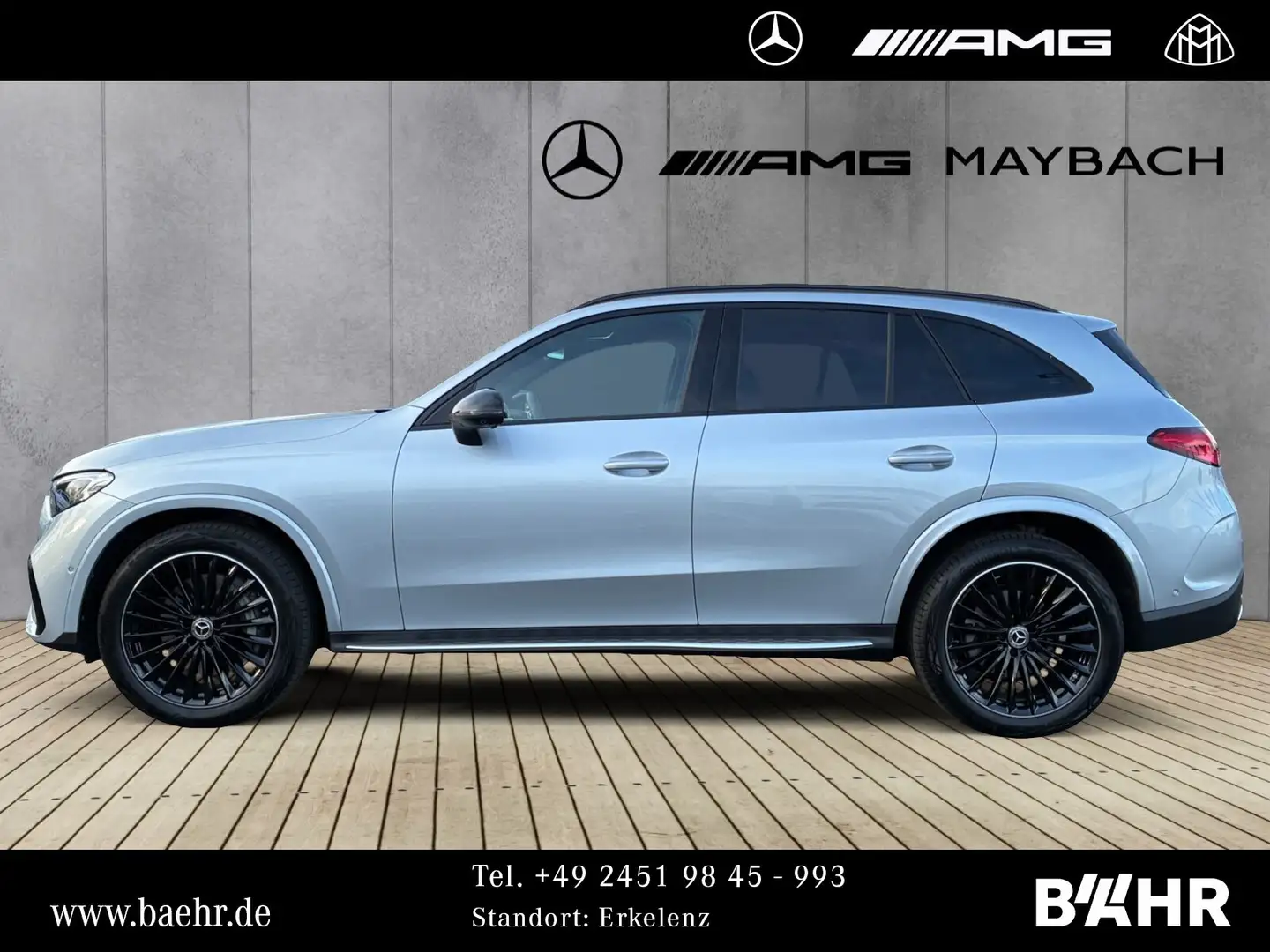 Mercedes-Benz GLC 200 GLC 200 4M AMG+Night/Pano/AHK/360°/LED/LMR-20" Silber - 2
