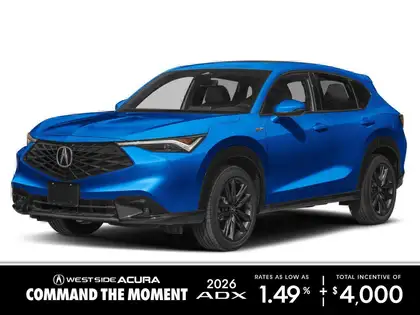 Blue 2026 Acura ADX SUV / Crossover All-Wheel Drive Automatic