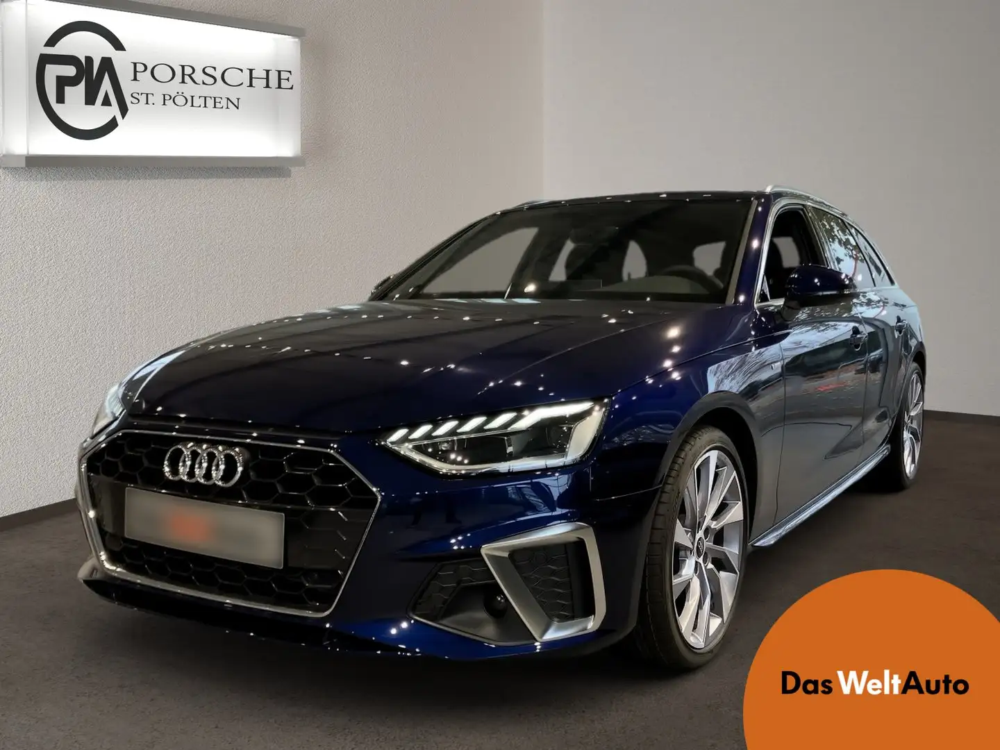 Audi A4 35 TFSI S line Blauw - 1