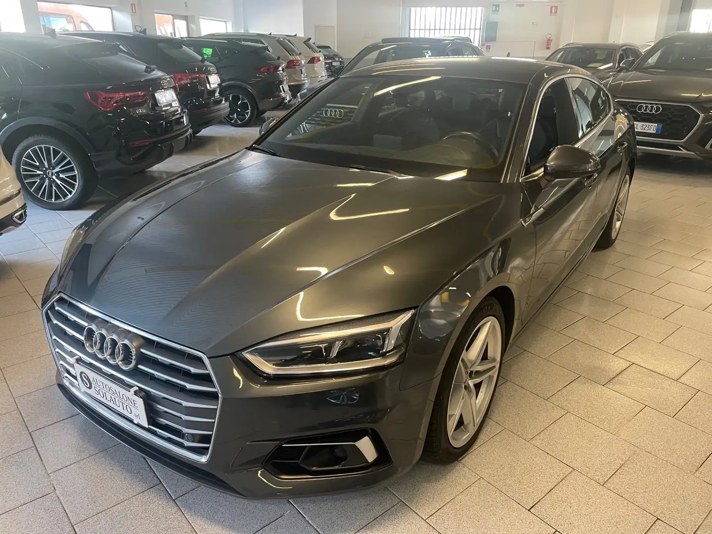 Audi A5 SPB Sportback 2.0 TDI 190 CV S tronic Sport S Line Gris - 1