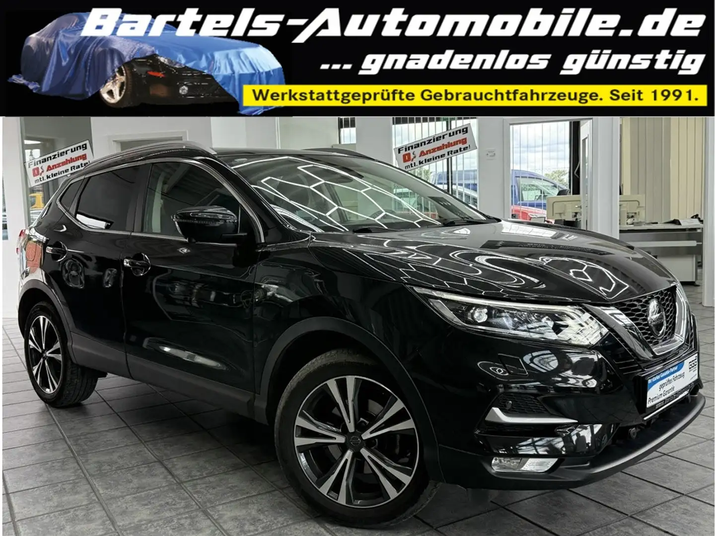 Nissan Qashqai 1.3 DIG-T N-Connecta, 360°, LED, Navi Noir - 1