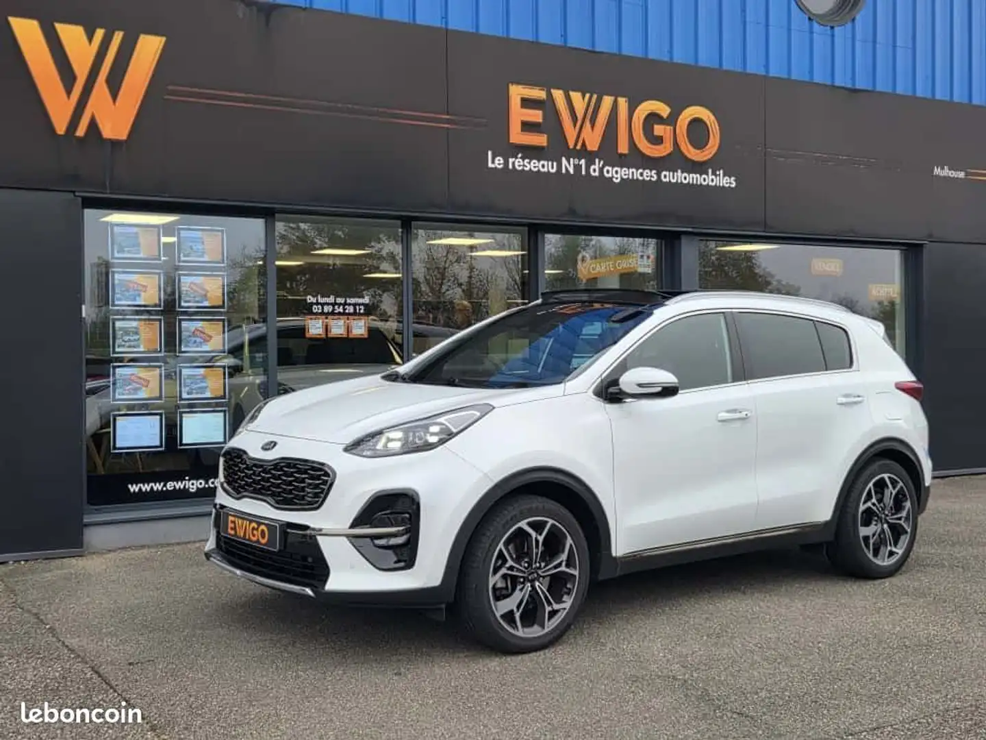 Kia Sportage 1.6 crdi 136 ch hybrid mhev gt line premium 4x2 dct bva Weiß - 1