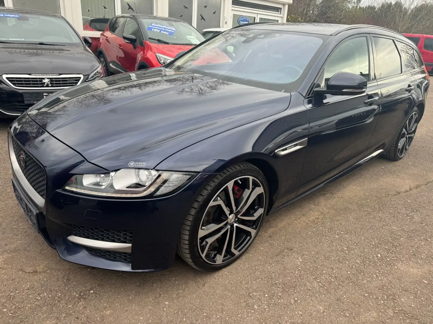 Jaguar XF Sportbrake R-Sport AWD Leder+Navi+HUD+LED Blu/Azzurro - 1