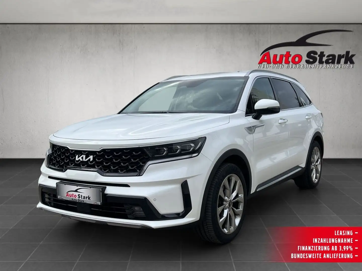 Kia Sorento Spirit 4WD°230 PS°Keyless°Kamera°LED°ACC°DAB°Leder Blanc - 1