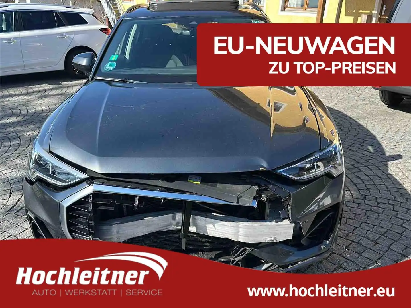 Audi Q3 2.0 16V TDI*AHK*LED*PANO*S-LINE*STHZ*SHZ*PDC*GRA Grau - 1