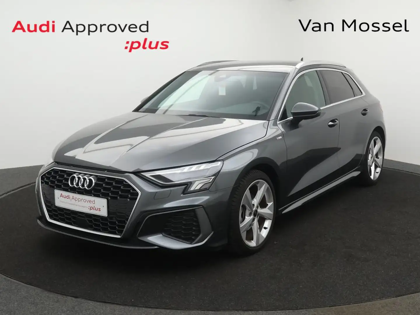 Audi A3 Sportback Audi A3 Sportback S-line 35TFSI 150pk *AUTOMAAT*CAMERA*APP CONNECT*PDC*DIGITAL DASHBOARD*SPORTSEATS*BLTH*... Gris - 1
