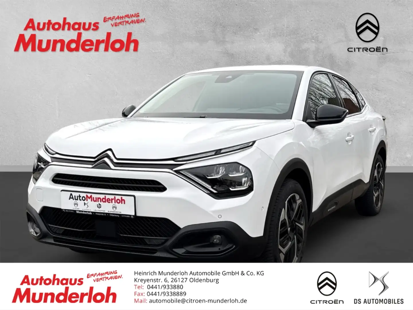 Citroen C4 Pure Tech 130 EAT8 Shine KÄLTEPAKET NAVI HUD KLIMA Blanc - 1