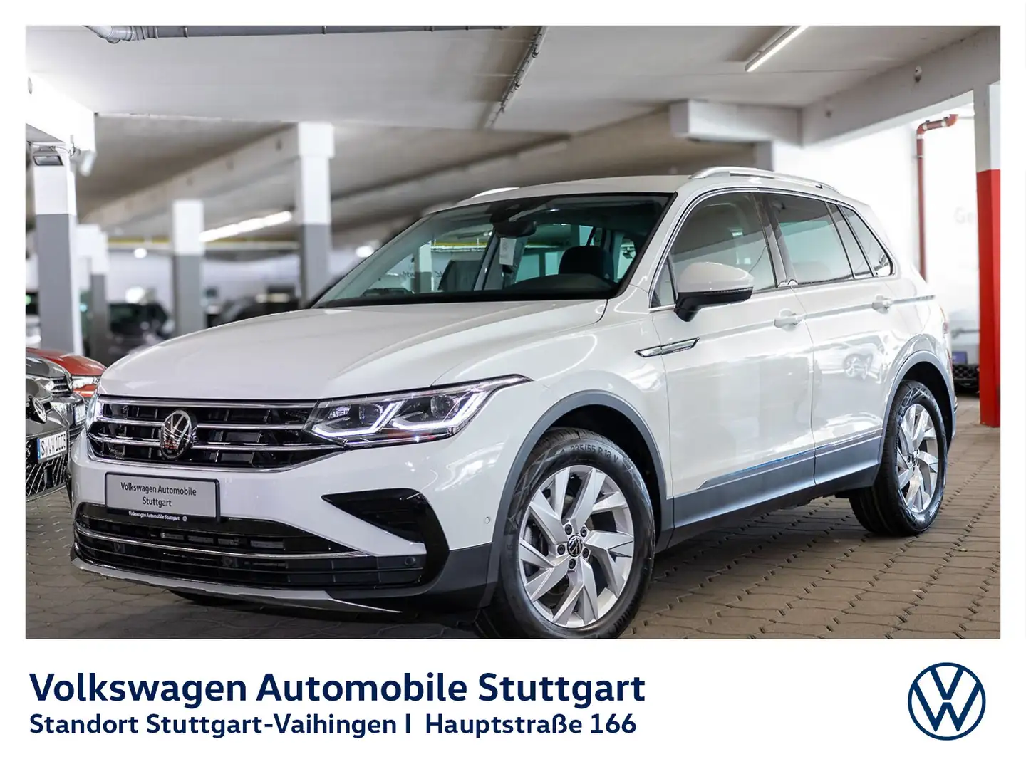 Volkswagen Tiguan Elegance 1.5 TSI Standhzg Klima LED Naiv Weiß - 1