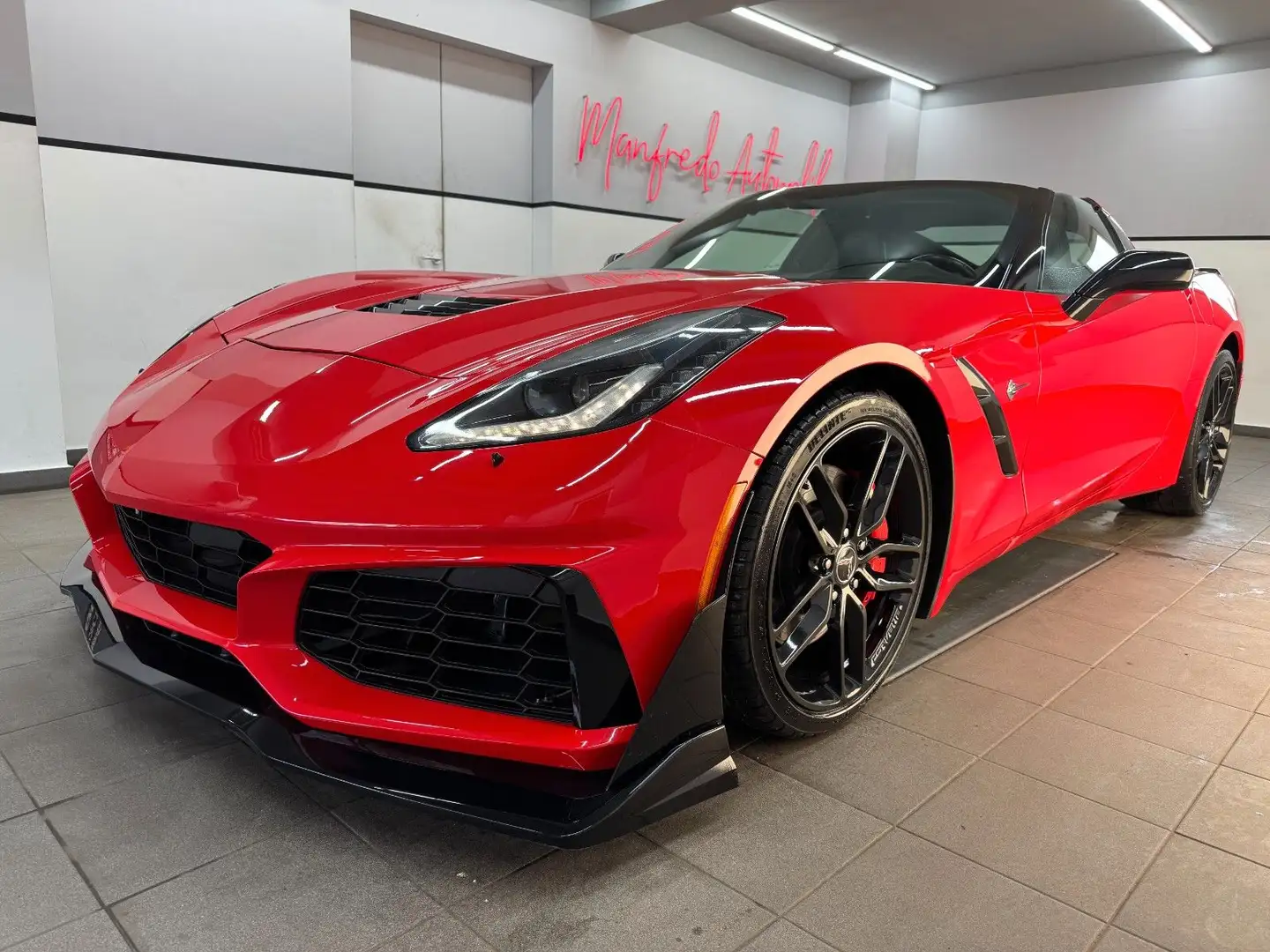 Corvette C7 Stingray 3LT Targa Z51-Track/Fire-Red/Headup/ Rojo - 1