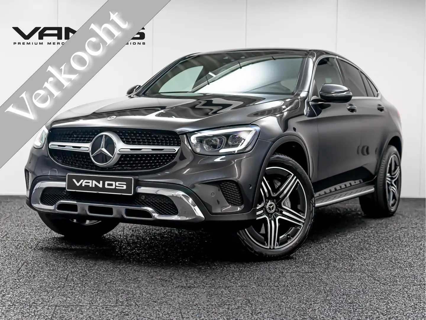 Mercedes-Benz GLC 300 Coupé GLC 300de 4MATIC | DISTRONIC | MULTIBEAM Grijs - 1