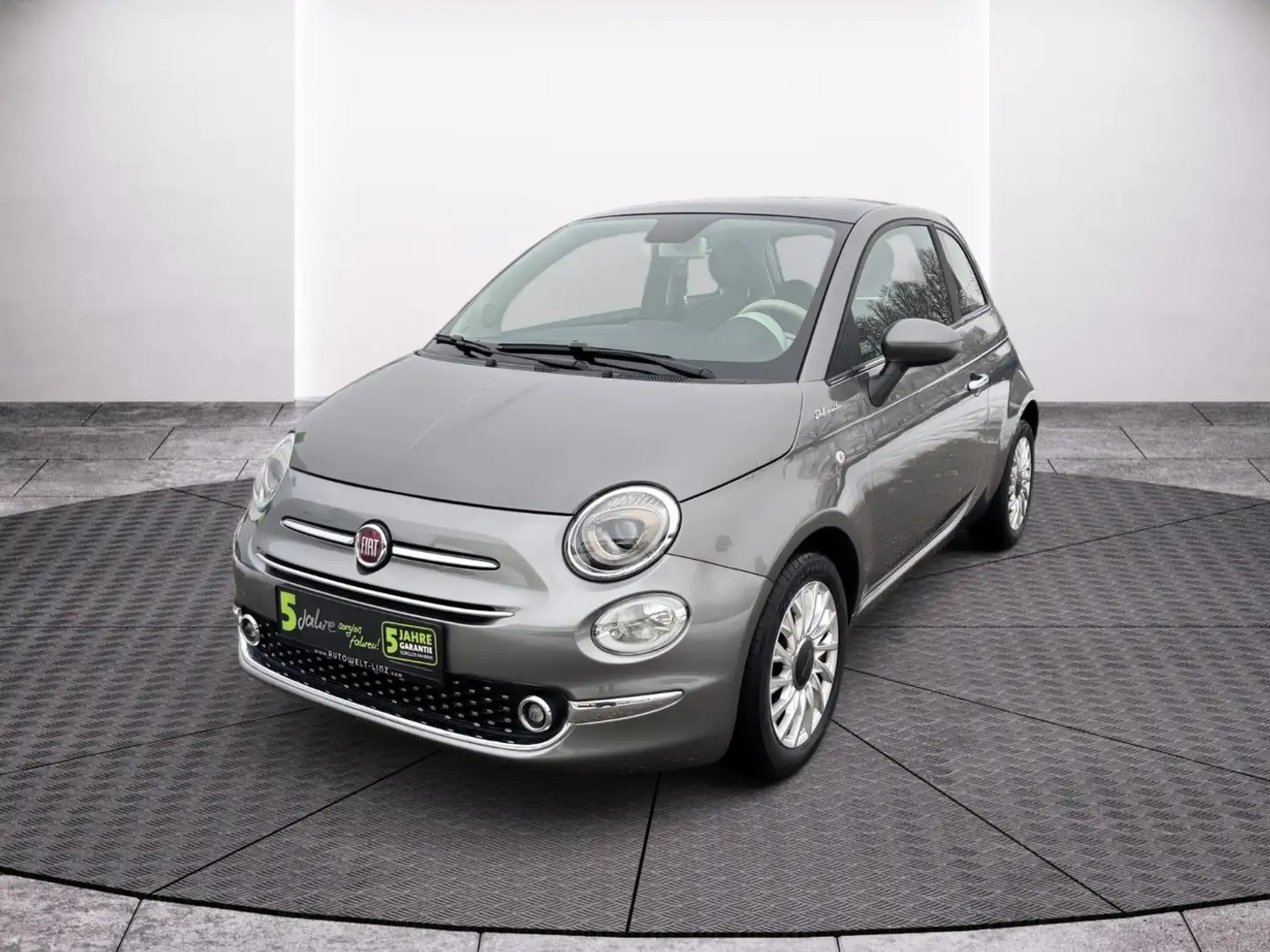 Fiat 500 Hybrid 70 Dolcevita Pano+KlimaA+LM+PDC Grau - 2