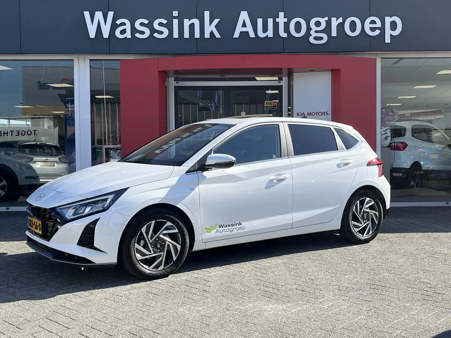 Hyundai i20 1.0 T-GDI 48V 100PK Premium Sky | Schuif-/Kantelda Blanc - 2