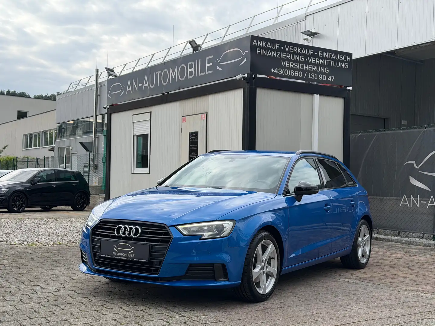 Audi A3 Sportback TFSI Sport Finanzierung möglich Blau - 1