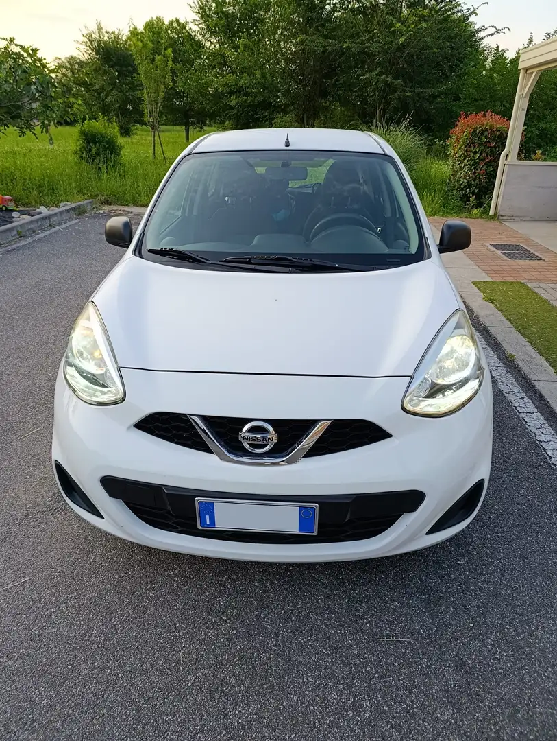 Nissan Micra Micra IV 2013 1.2 Comfort eco Gpl Blanco - 1