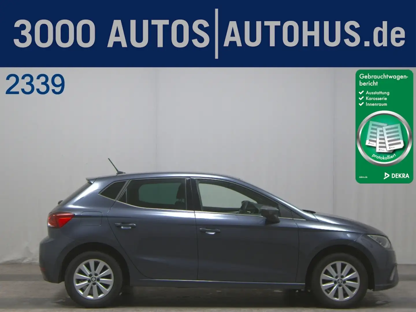 SEAT Ibiza 1.0 TSI Xcellence Navi LED vc RFK KeyLess Grau - 1