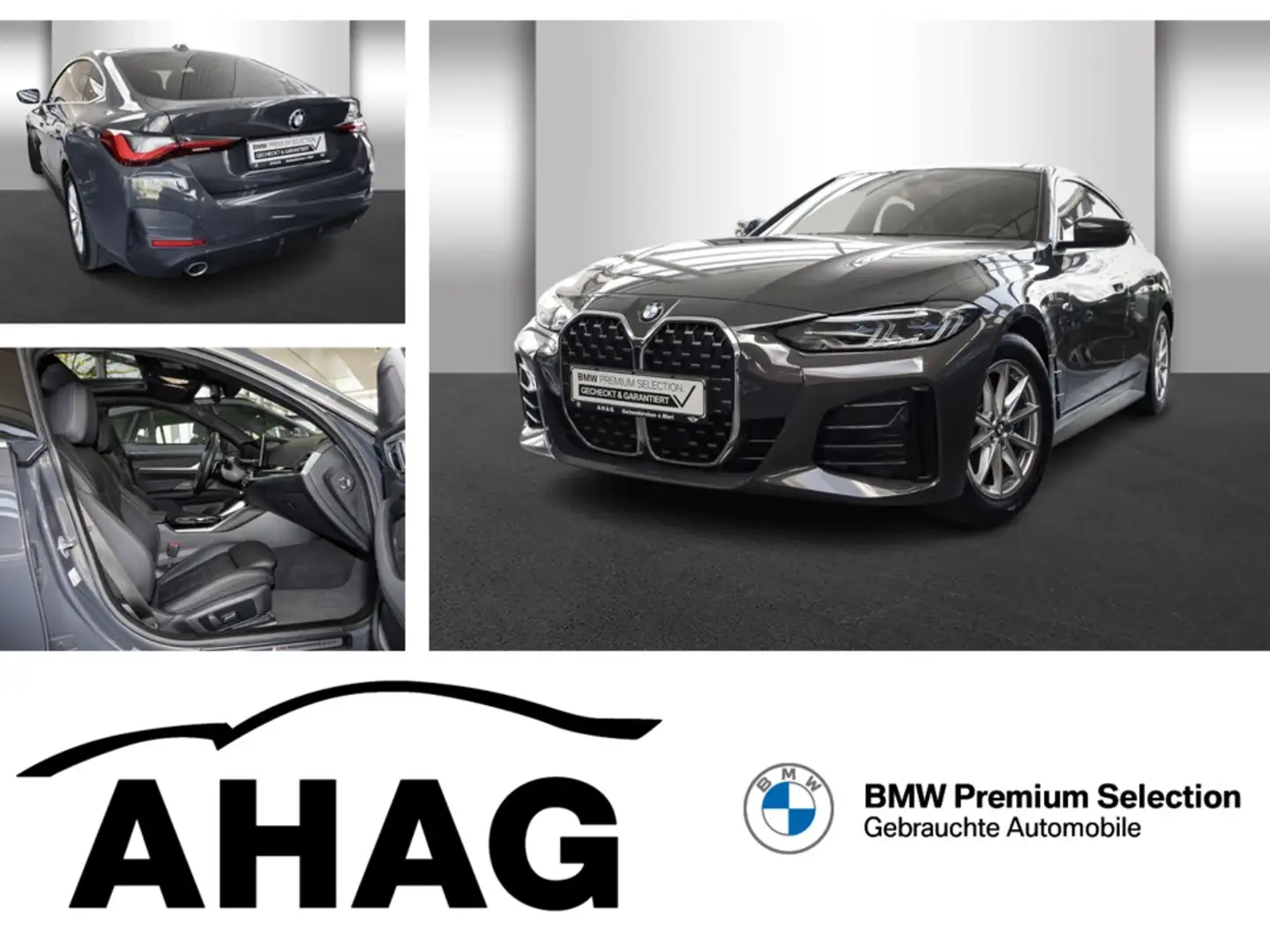 BMW 430 i Gran Coupe M Sportpaket Klimaaut. Glasdach Grau - 1