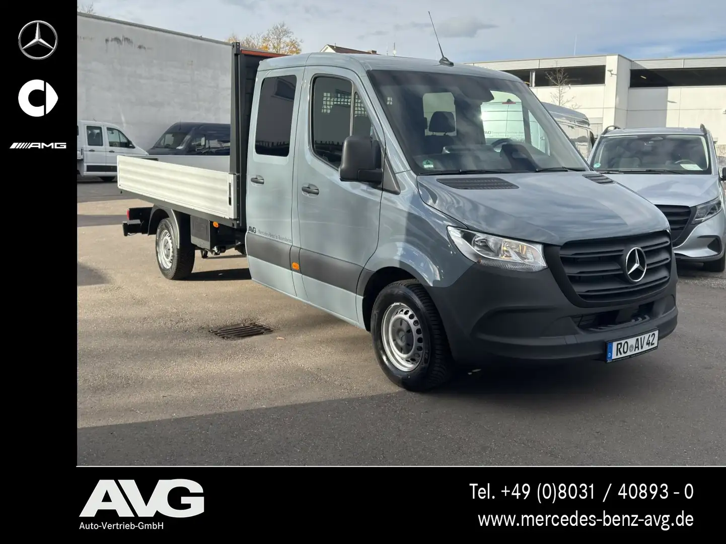 Mercedes-Benz Sprinter 317 CDI DOKA PRITSCHE Blau - 2