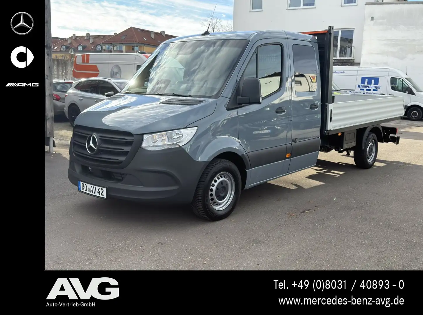 Mercedes-Benz Sprinter 317 CDI DOKA PRITSCHE Blau - 1