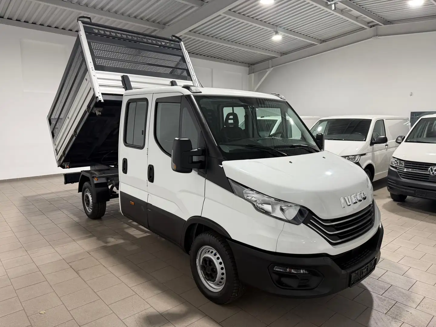 Iveco Daily 35S18,3-Seiten-Kipper,Henschel,AHK,Autom. Weiß - 2