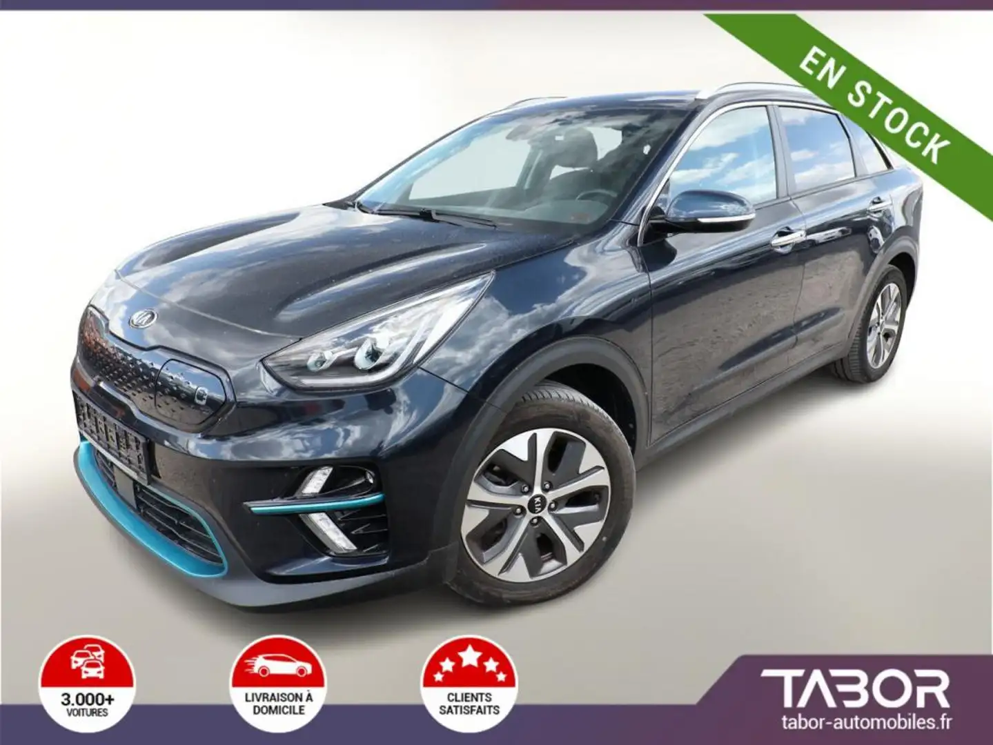 Kia Niro e- 64 kWh Vision LED GPS PrivG LaneAs Bleu - 1
