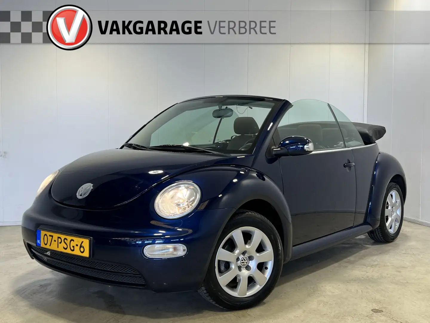 Volkswagen New Beetle Cabriolet 1.6 Highline | LM Velgen 16" | Cabrio | Blau - 1