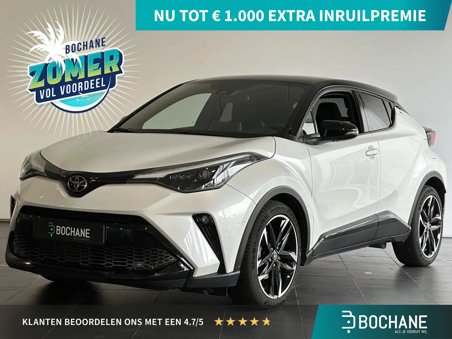 Toyota C-HR 1.8 Hybrid Business GR-Sport AUTOMAAT | NAVIGATIE Blanco - 1