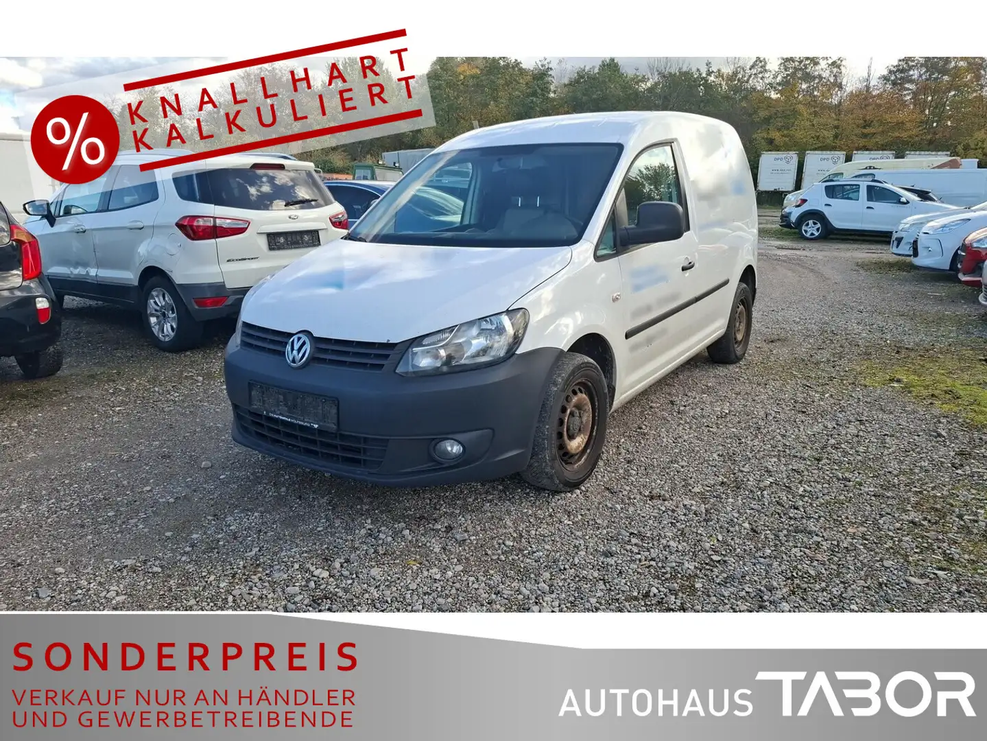 Volkswagen Caddy 1.6 TDI Kasten Weiß - 1
