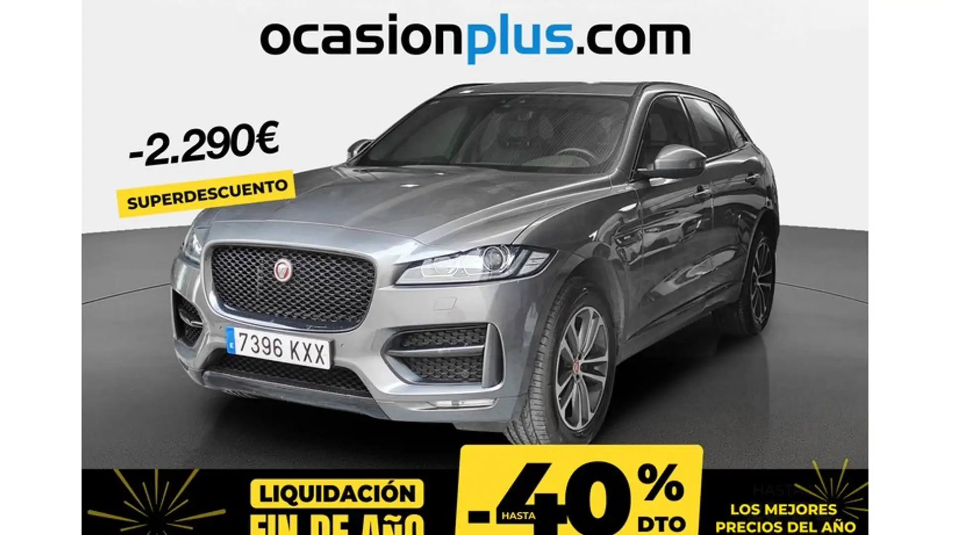 Jaguar F-Pace 2.0i4D R-Sport Aut. RWD 180 Gris - 1