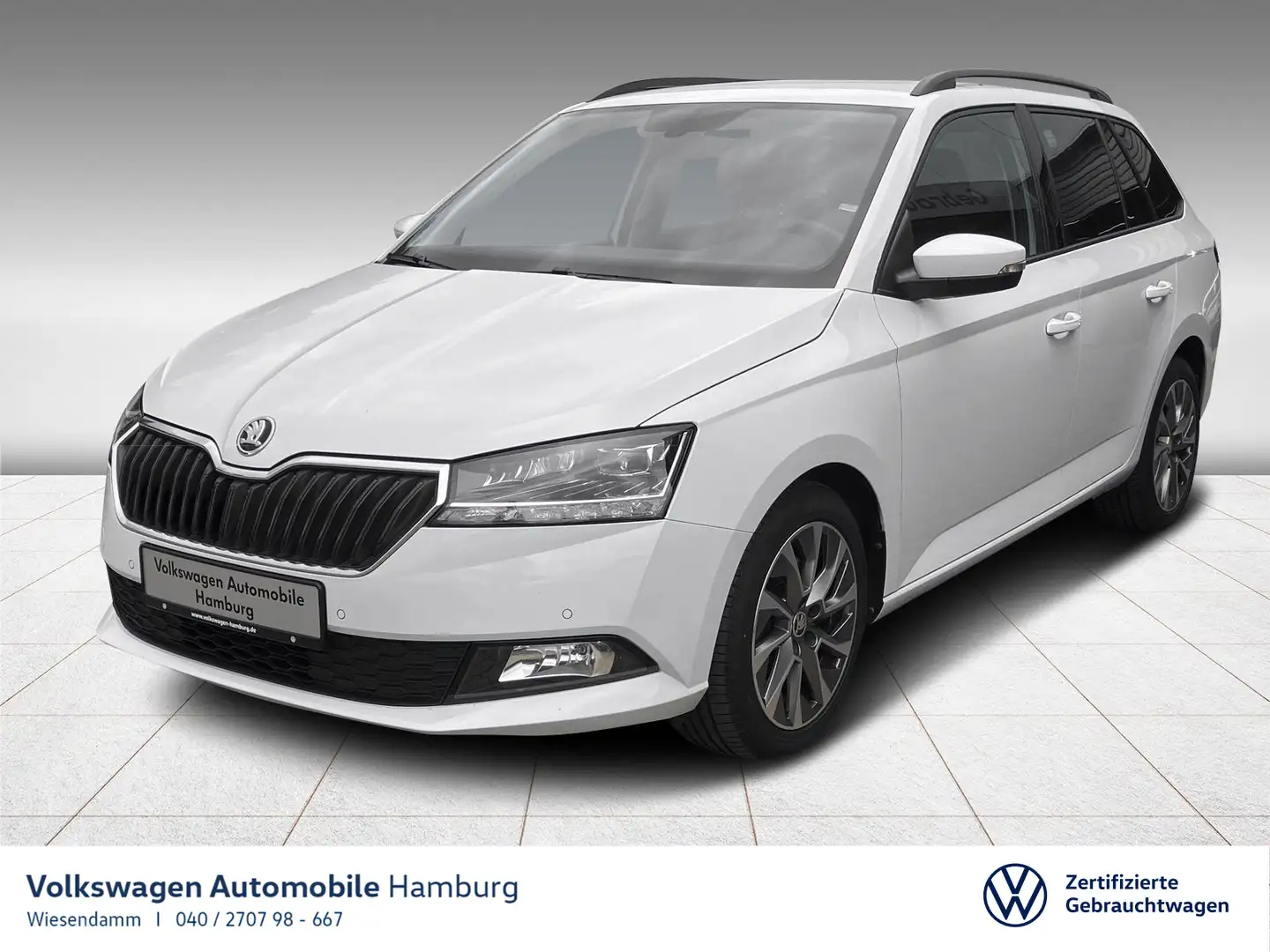 Skoda Fabia Combi 1.0 TSI Best of DSG Navi LED Sitzhzg Weiß - 1